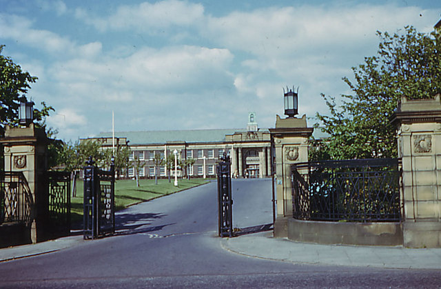 The main entrance gateway to Edge Hill University